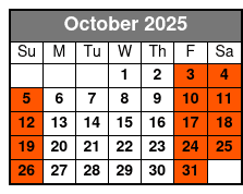 Hersheypark October Schedule