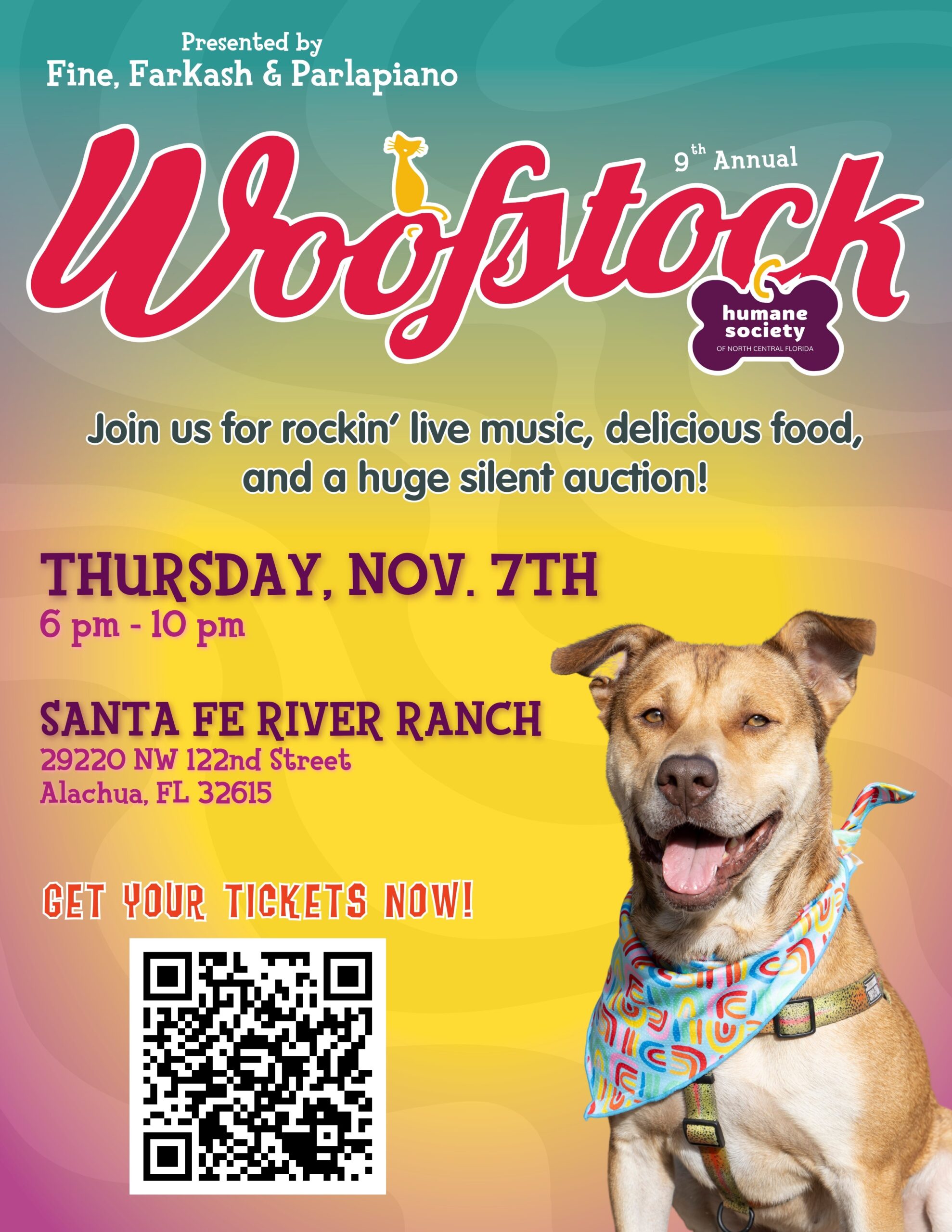 woofstock event poster