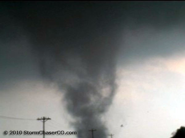 Tornado southwest of Wakita, OK on May 10, 2010