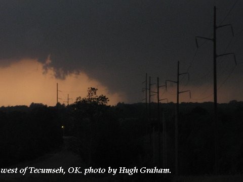 Tornado west of Tecumseh on May 10, 2010