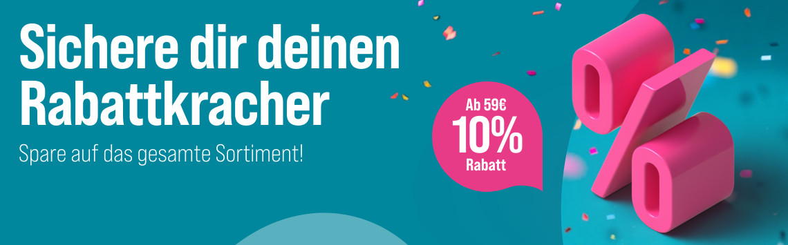 10% auf alles!